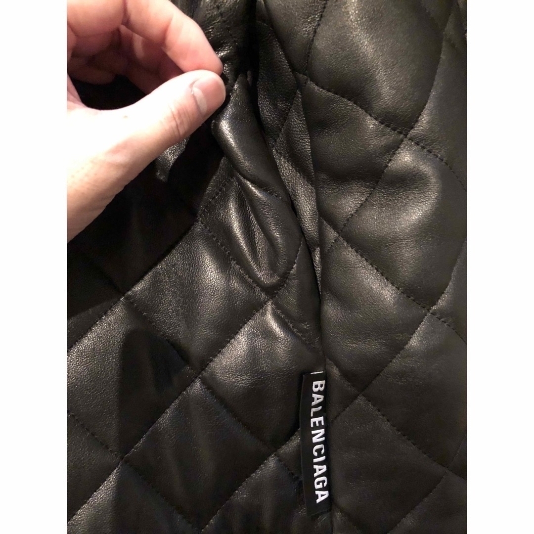 Balenciaga(バレンシアガ)のBALENCIAGA バレンシアガ キルティングレザージャケット メンズのジャケット/アウター(レザージャケット)の商品写真