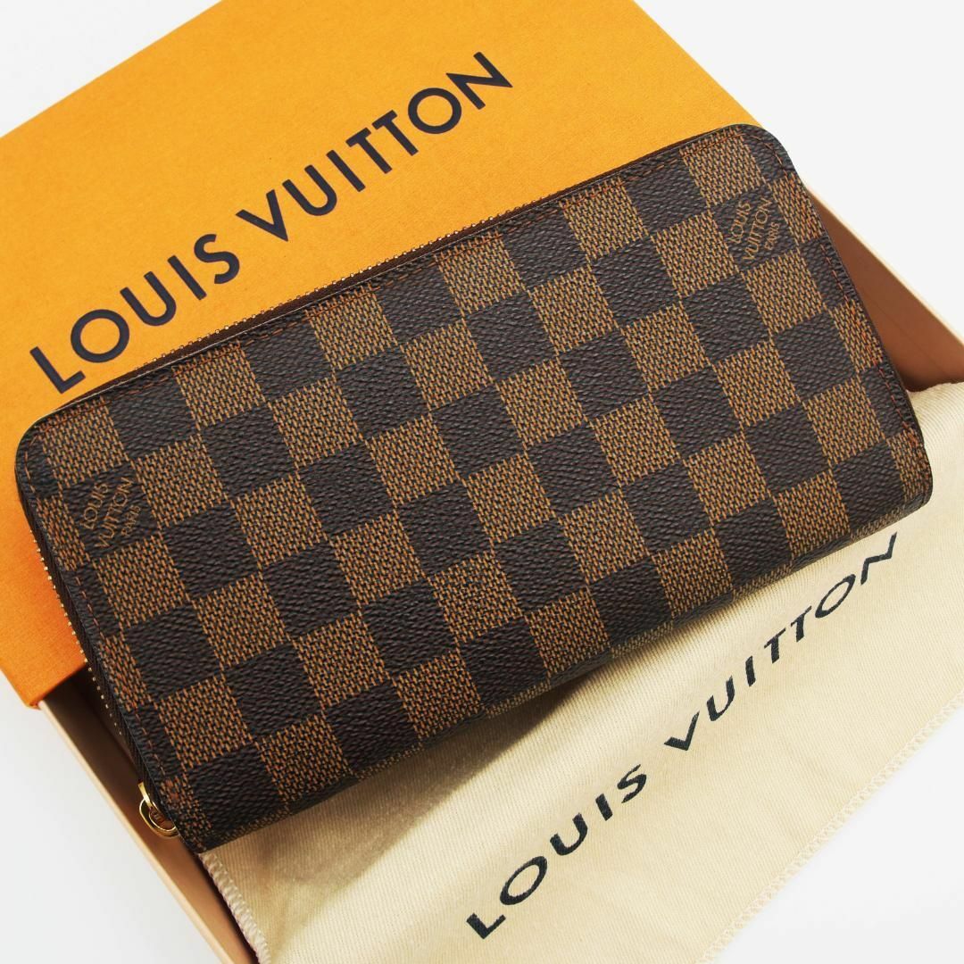 LOUIS VUITTON - 使用感少✨ ルイヴィトン ダミエ ジッピーウォレット ...