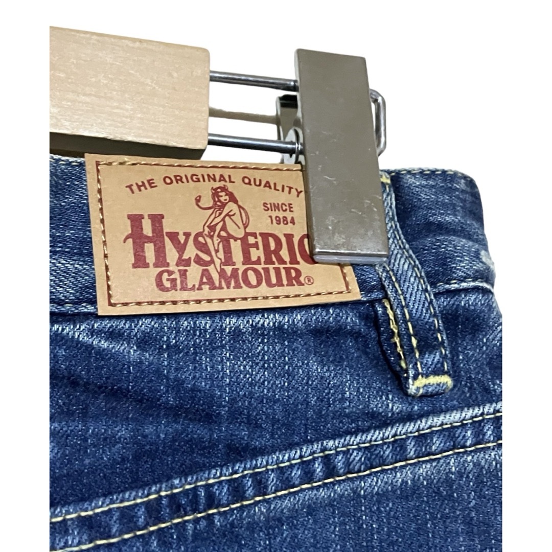 HYSTERIC GLAMOUR(ヒステリックグラマー)のSP加工Sデニム ミディペンシルスカート レディースのスカート(ひざ丈スカート)の商品写真