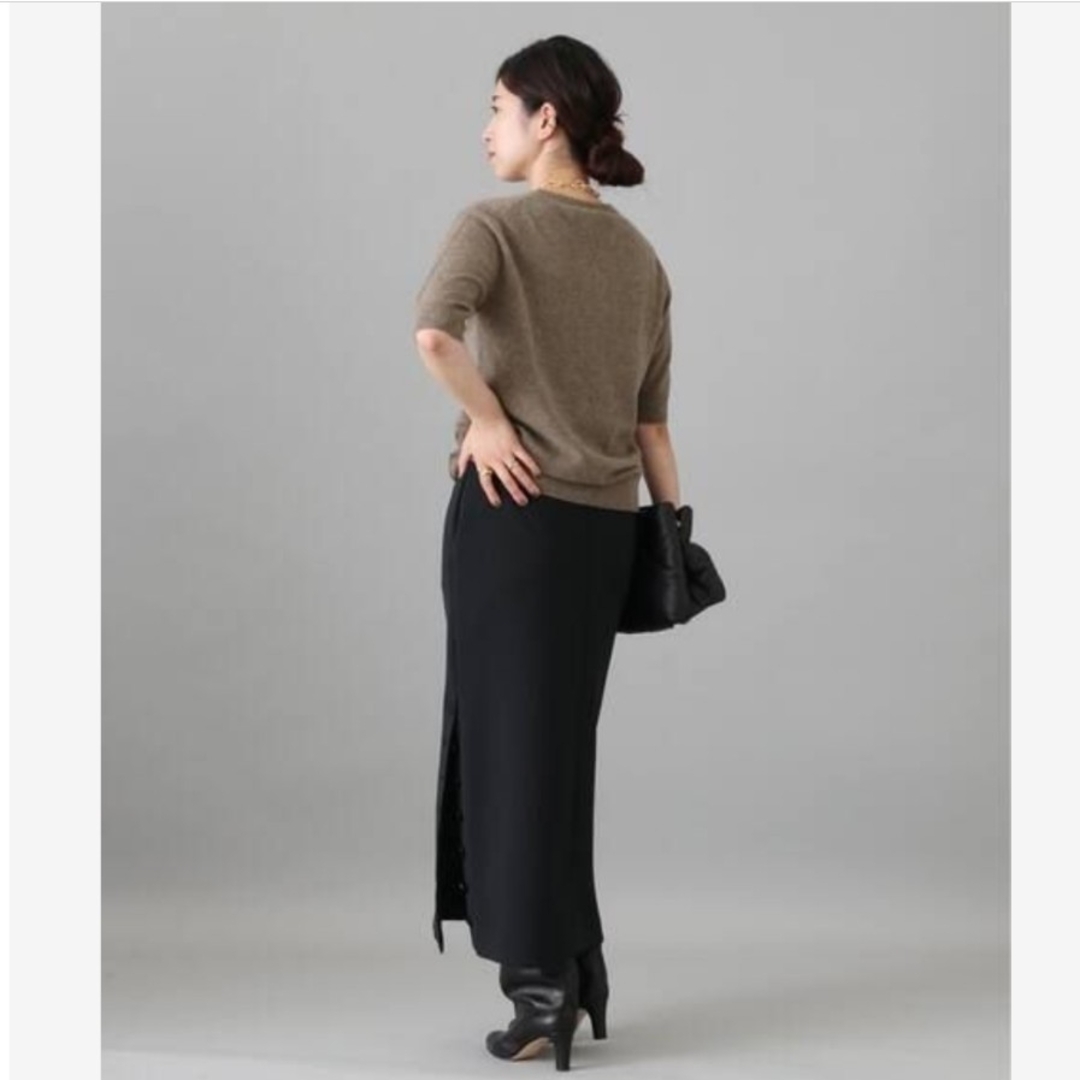 VERMEIL par iena(ヴェルメイユパーイエナ)のヴェルメイユパーイエナ ☆ Fine cashmere ショートスリーブ レディースのトップス(ニット/セーター)の商品写真