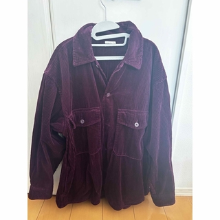 ジーユー(GU)のGUジャッケット 紫 パーブル 韓国ファッション(テーラードジャケット)