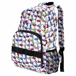 新品 sanrio ハローキティ カラフル リユックサック 折りたたみ 便利(リュック/バックパック)