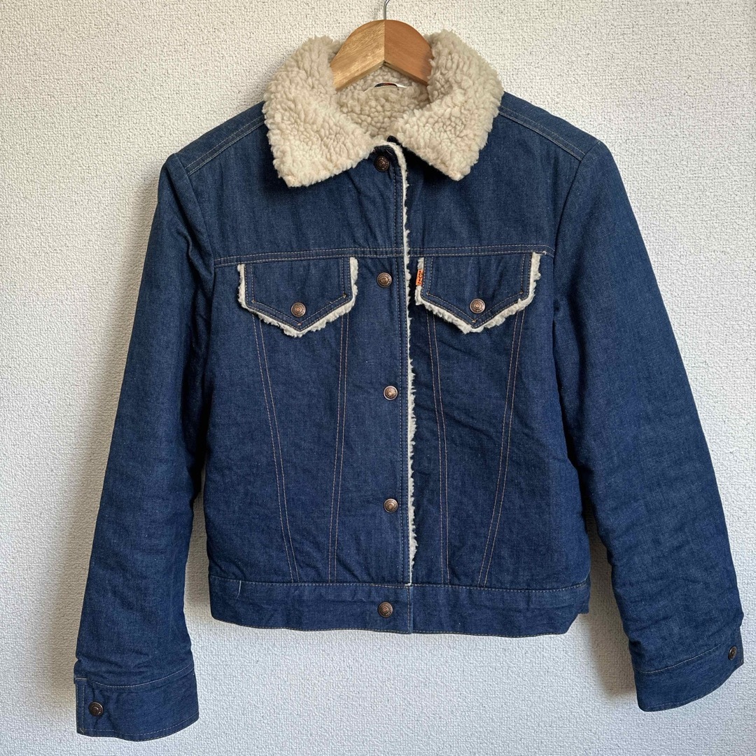 Levi's(リーバイス)の70s 80s リーバイス ボアジャケット 真紺 メンズのジャケット/アウター(Gジャン/デニムジャケット)の商品写真