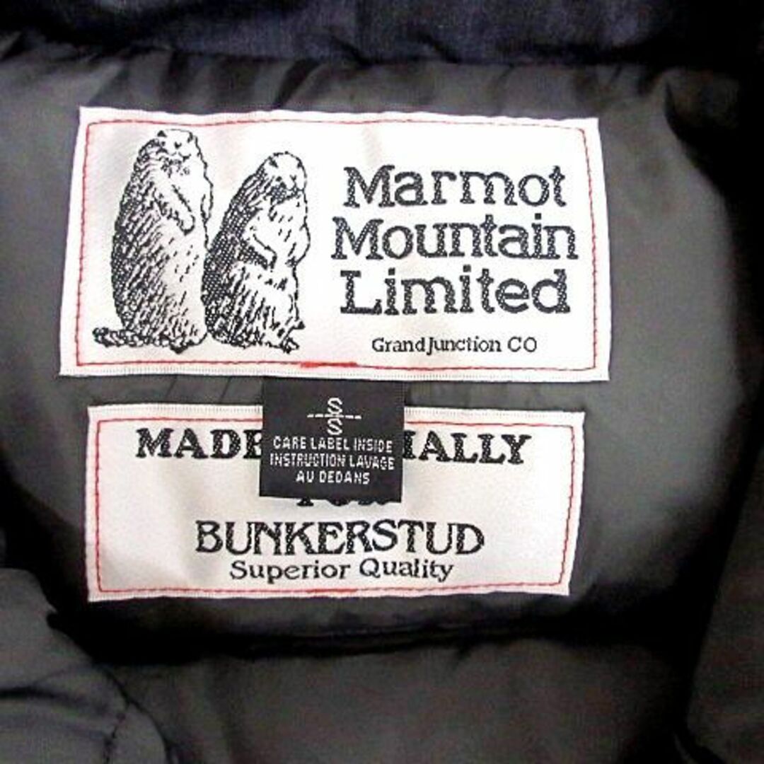 MARMOT(マーモット)のマーモット x BUNKERSTUD ダウンベスト S グレー IBO16 レディースのジャケット/アウター(ダウンベスト)の商品写真