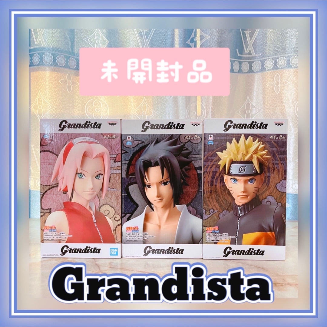 Grandista ナルト 疾風伝 サスケ サクラ ナルトフィギュア