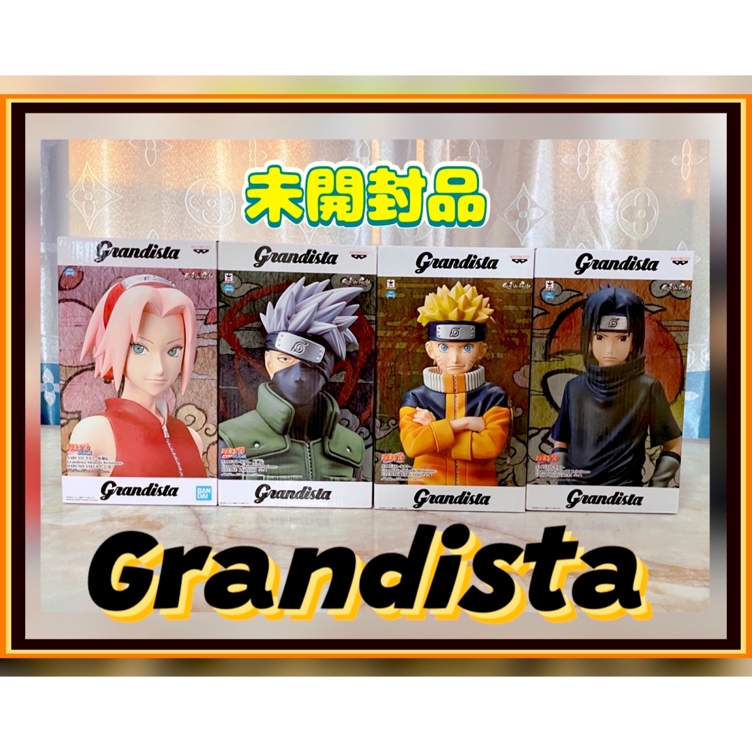 Grandista ナルト　サスケ　サクラ　カカシ エンタメ/ホビーのフィギュア(アニメ/ゲーム)の商品写真