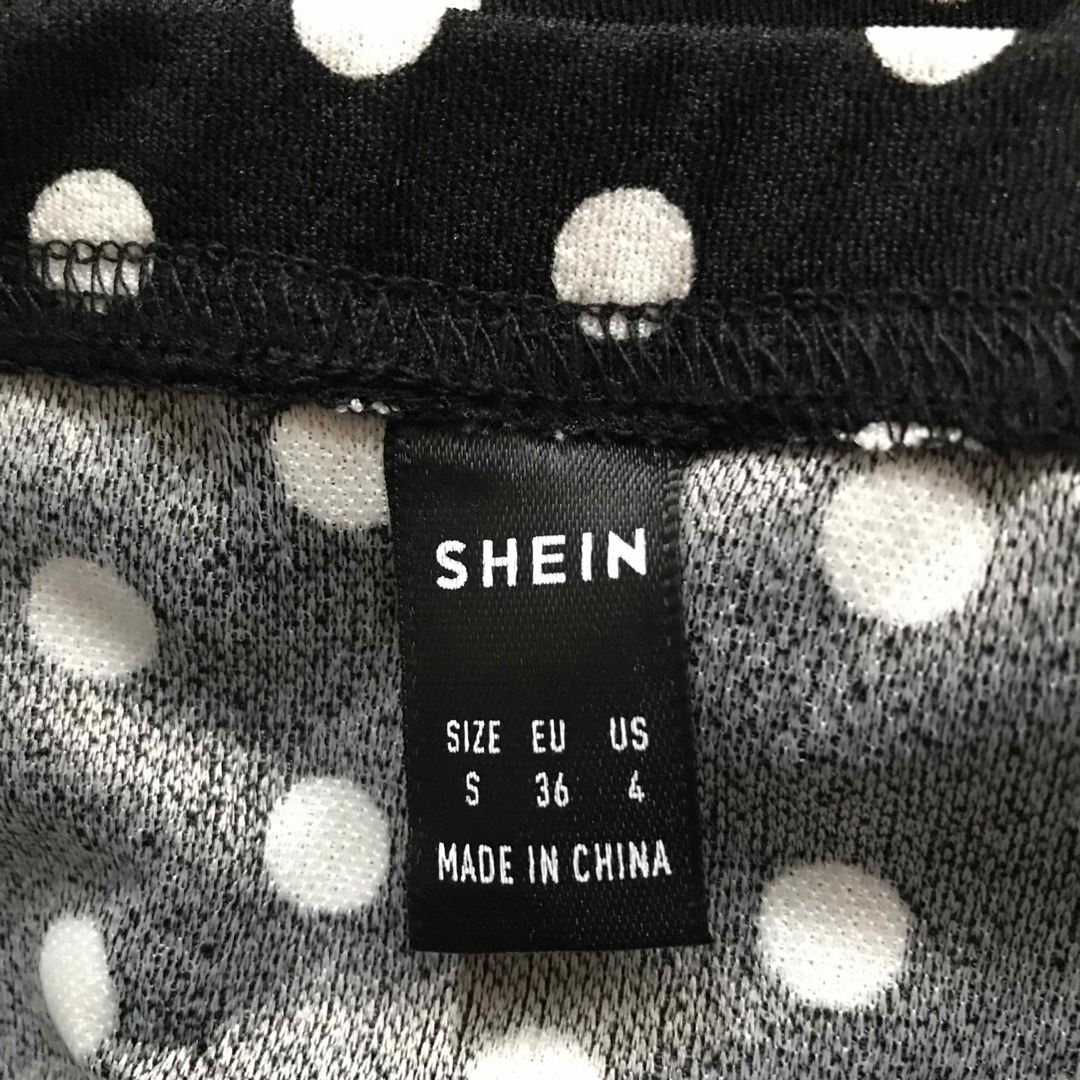 SHEIN(シーイン)のSHEIN Clasi 水玉模様 ペンシルスカート レディースのスカート(ひざ丈スカート)の商品写真