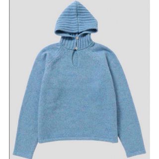 NKNIT ンニット camel mix hooded KNIT(ニット/セーター)