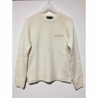 メゾンキツネ(MAISON KITSUNE')のMAISON KITSUNE メゾンキツネ   ZIG ZAG プルオーバー(ニット/セーター)