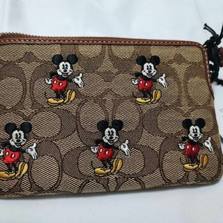 COACH - コーチディズニーミッキーコラボ100周年リストレット新品の