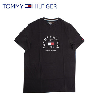 トミーヒルフィガー(TOMMY HILFIGER)のトミーヒルフィガー Tシャツ ロゴ 半袖 メンズ 78j8874 Lサイズ(Tシャツ/カットソー(半袖/袖なし))