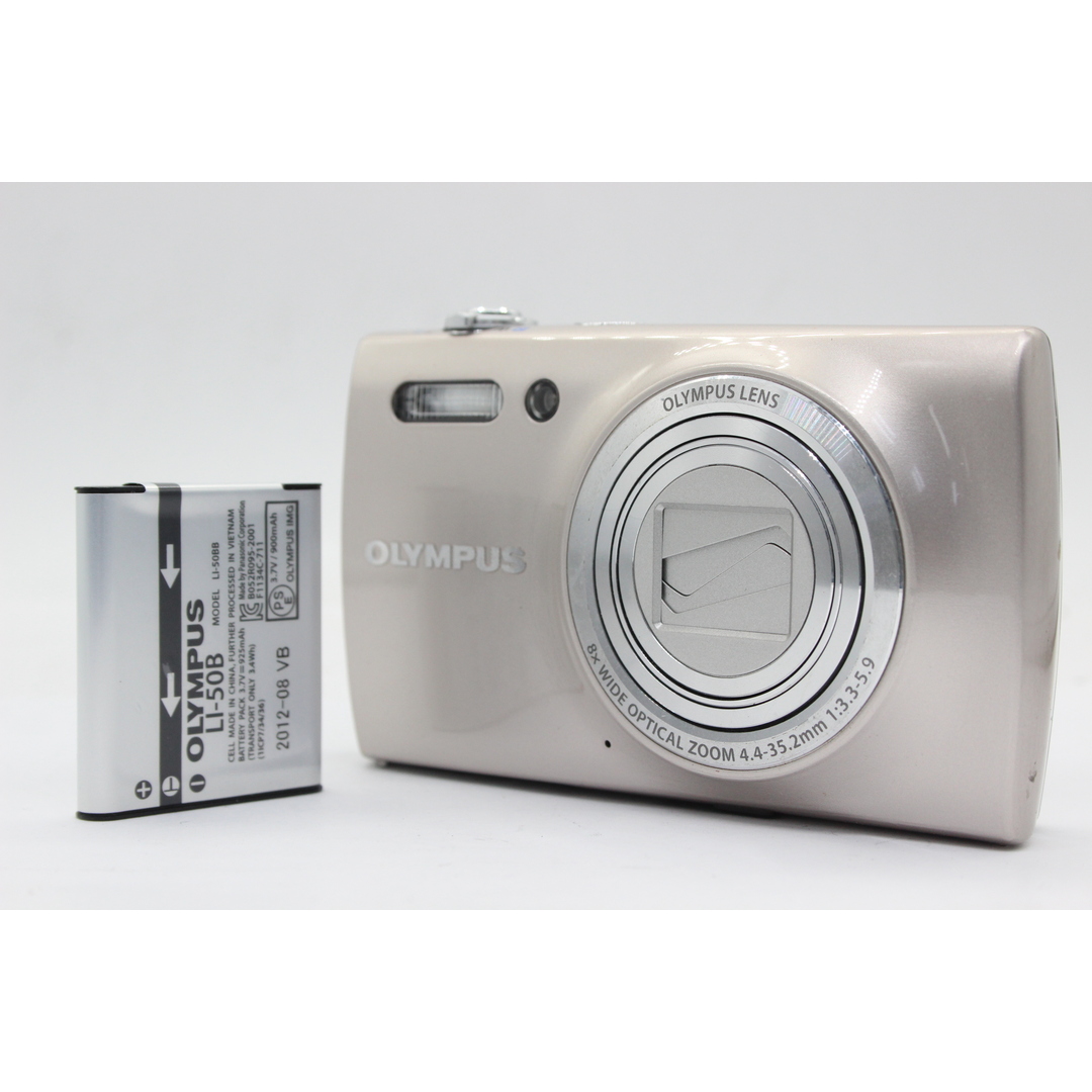 【美品 返品保証】 オリンパス Olympus Stylus VH-S15 8x Wide バッテリー付き コンパクトデジタルカメラ  s5352当店での3つサービス