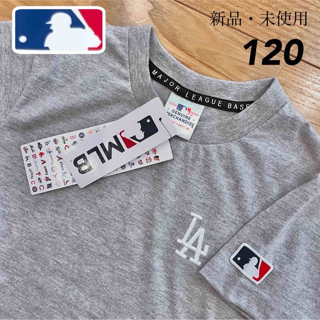 MLB - 希少【120】MLB公式 ドジャース ロゴ刺繍 半袖Tシャツ○大谷翔平