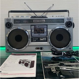 シャープ(SHARP)のラジカセ シャープ SHARP GF-303ST ベルト交換済みメンテナンス済み(ポータブルプレーヤー)