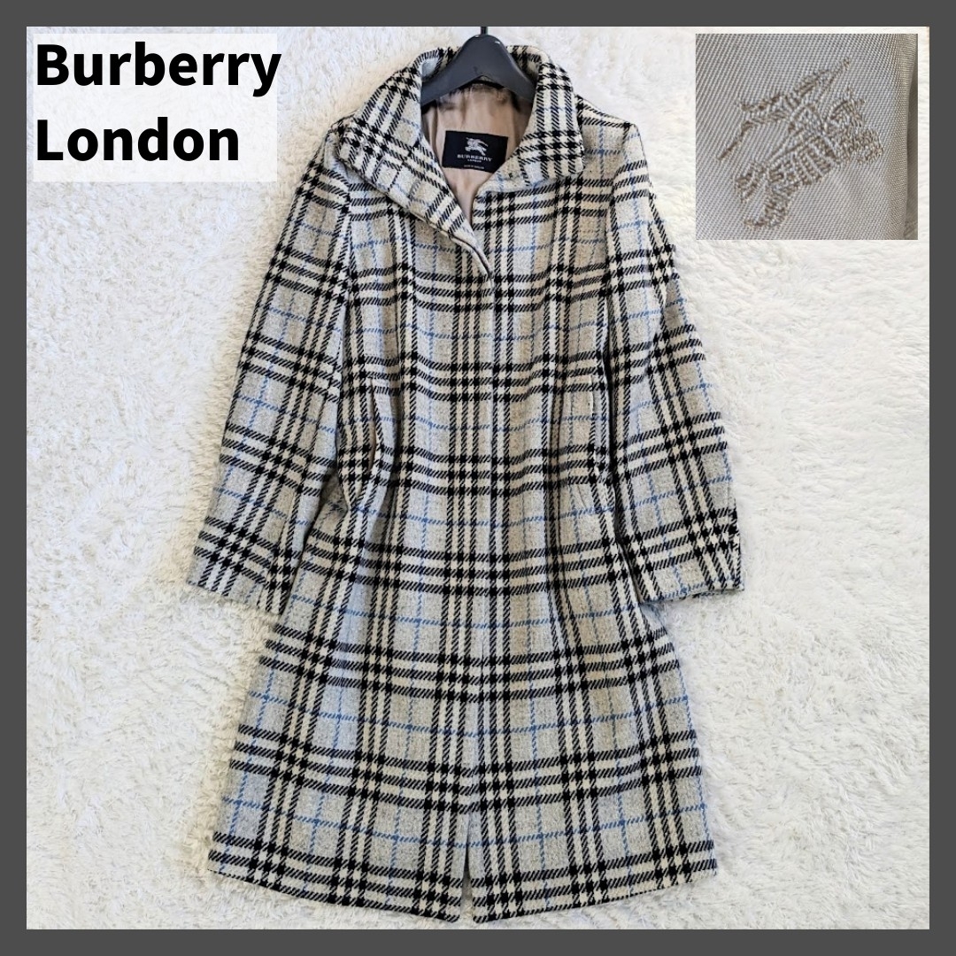 BURBERRY - 美品 バーバリーロンドン ロングコート ノバチェック