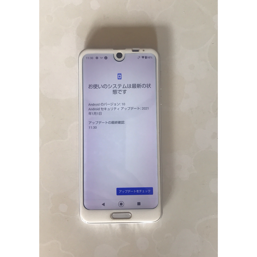 Softbank(ソフトバンク)のエイポン様専用　AQUOS R2 706SH  スマホ/家電/カメラのスマートフォン/携帯電話(スマートフォン本体)の商品写真