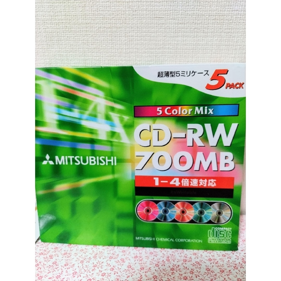 三菱(ミツビシ)のCD-RW700MB  MITSUBISHI　5ColorMix スマホ/家電/カメラのテレビ/映像機器(その他)の商品写真