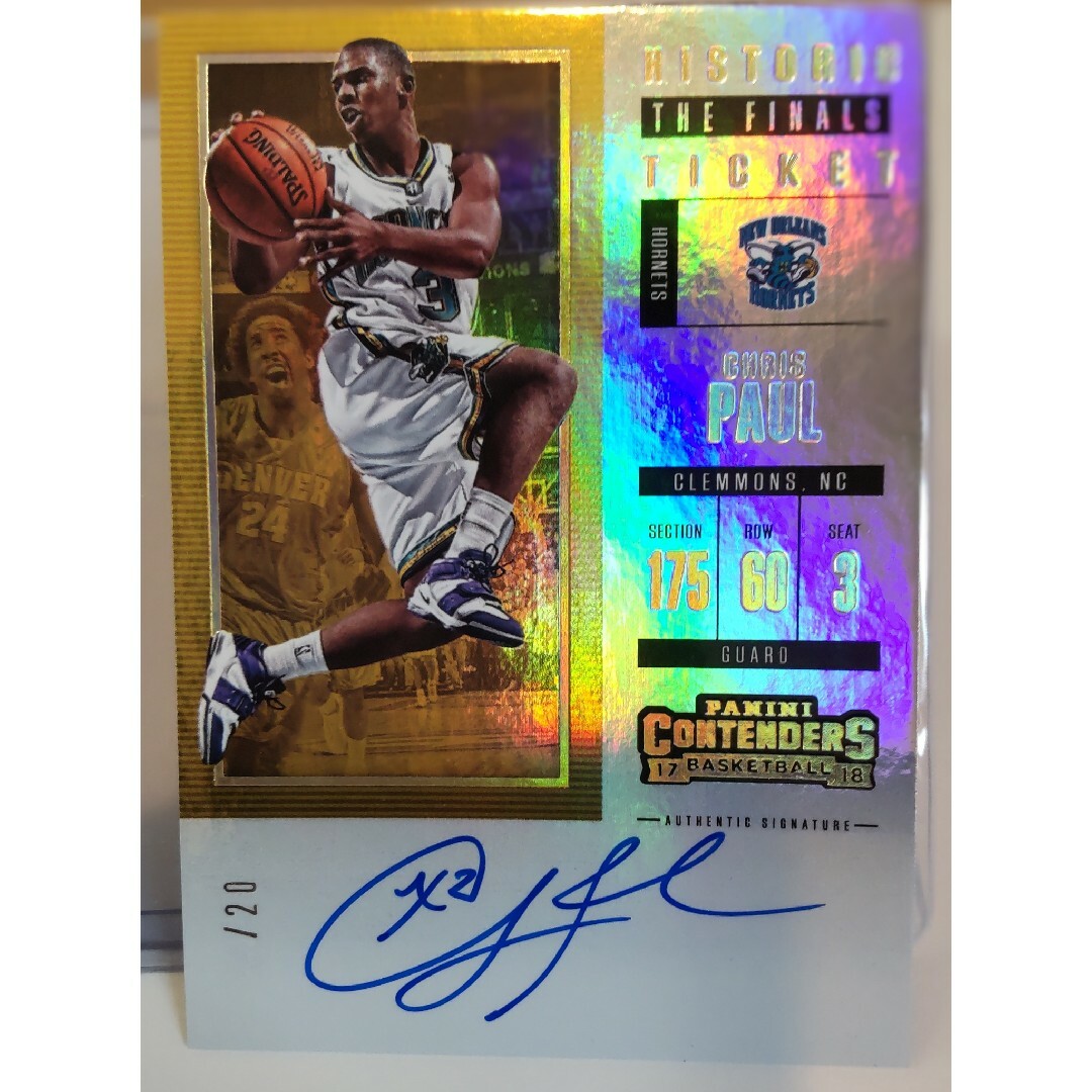 シングルカードpanini chris paul /20 クリス・ポール サイン 20枚限定