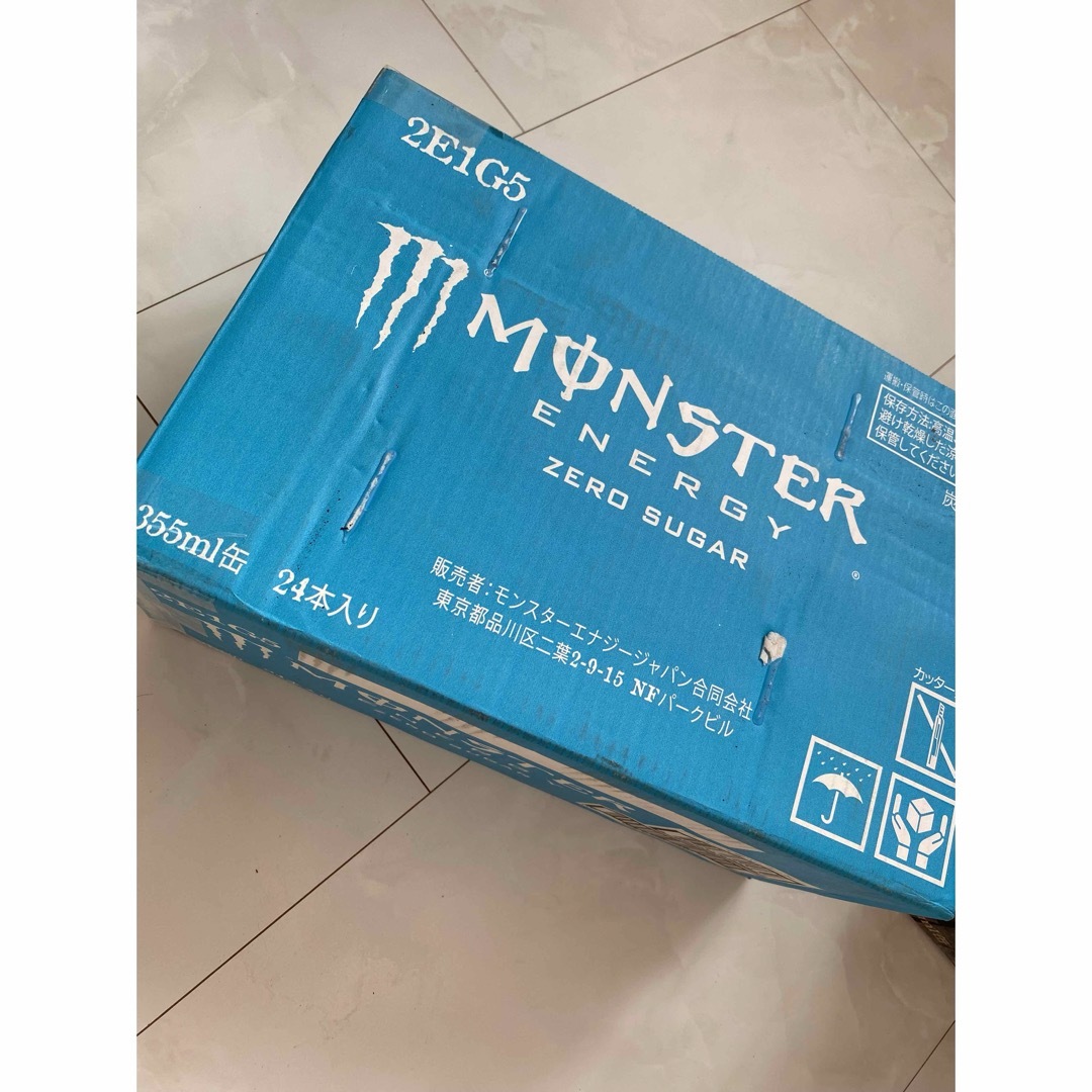 Monster Energy(モンスターエナジー)のモンスターエナジー　ゼロシュガー　24本入り1ケース 食品/飲料/酒の飲料(ソフトドリンク)の商品写真