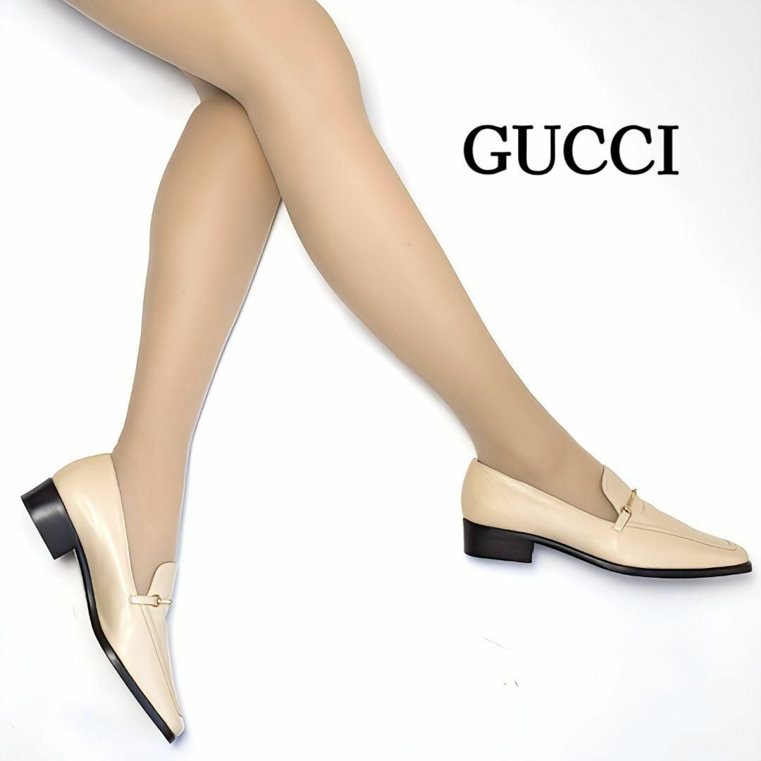 GUCCI - 未使用さん♥GUCCIグッチ ホースビット ローファー 37.5 GUCCI - 未使用さん♥GUCCIグッチ ホースビット ローファー 37.5