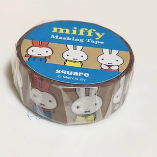 ミッフィー(miffy)の未開封　ミッフィー　マスキングテープ　マステ　フレークシール　手帳デコ　手紙(テープ/マスキングテープ)