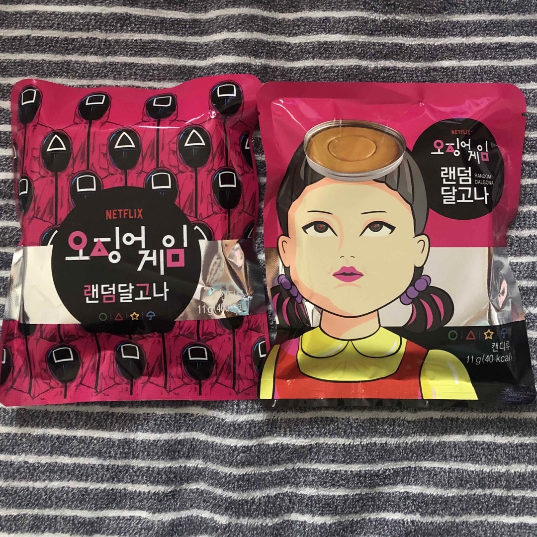 韓国お菓子♪ ダルゴナ♪Netflixイカゲーム♪ 食品/飲料/酒の食品(菓子/デザート)の商品写真