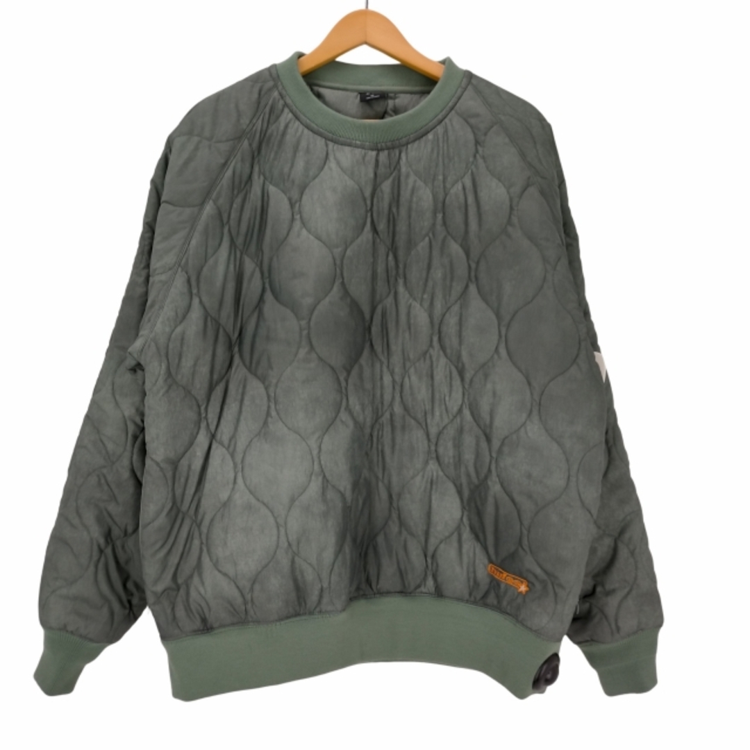 HUF(ハフ) 23AW FRESHIES QUILTED CREW メンズXL_バズストア