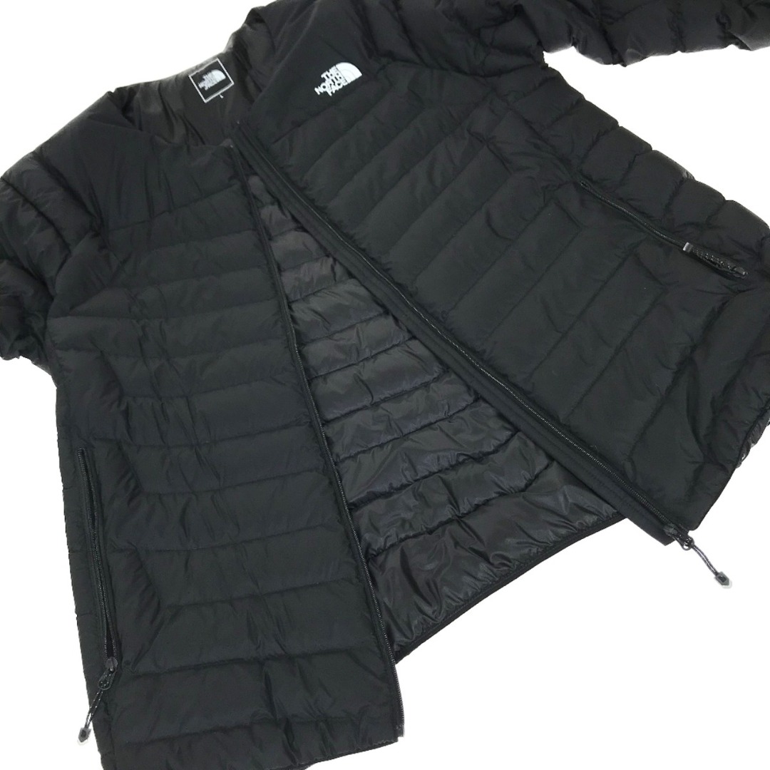 THE NORTH FACE(ザノースフェイス)の##THE NORTH FACE ザノースフェイス サンダーラウンドネックジャケット NY82213 ブラック Lサイズ メンズのジャケット/アウター(ダウンジャケット)の商品写真