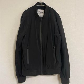 ザラ(ZARA)のZARA ブルゾンMA-1 ブラック(ブルゾン)