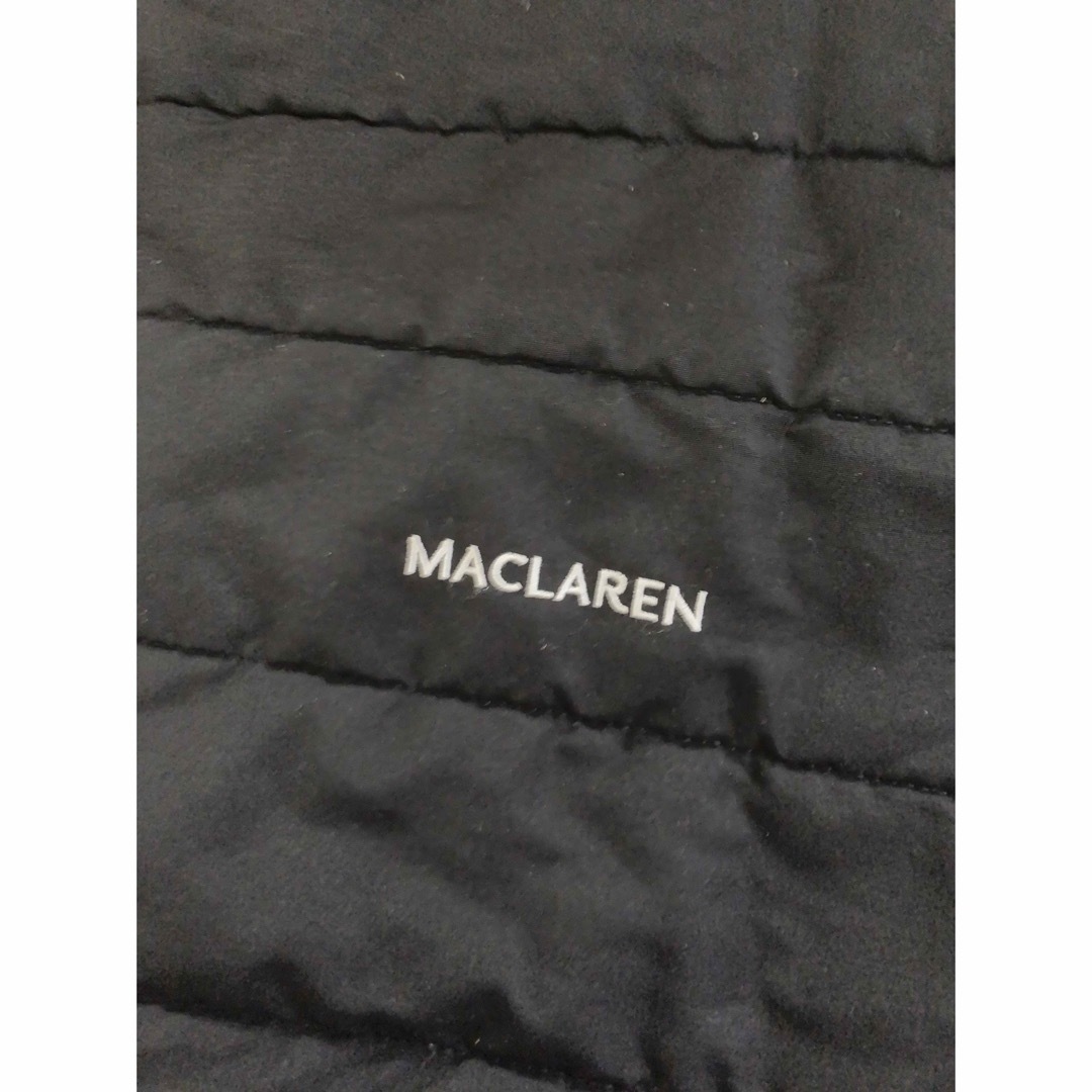 Maclaren(マクラーレン)のマクラーレン ベビーカーフットマフ ボア 防寒 黒 キッズ/ベビー/マタニティの外出/移動用品(ベビーカー用アクセサリー)の商品写真