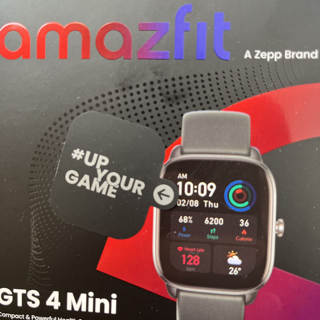 Amazfit(アマズフィット)のAmazfit GTS 4 Mini スマートウォッチ スマホ/家電/カメラのスマートフォン/携帯電話(その他)の商品写真