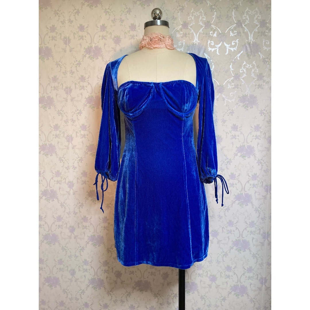 日本未入荷/For Love and Lemons ベロアワンピース