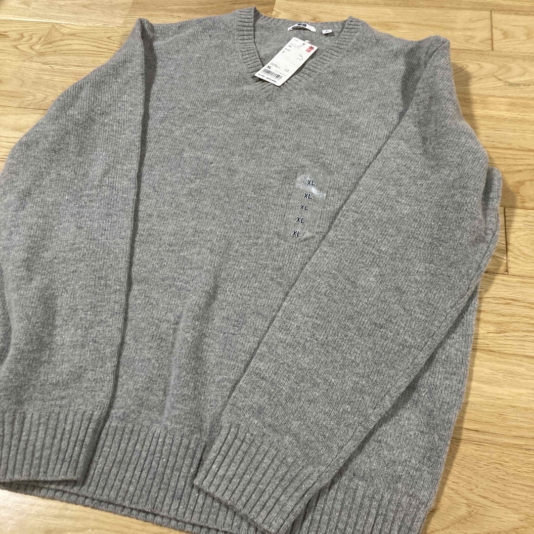 UNIQLO(ユニクロ)のユニクロ　UNIQLO ラムブレンド　Vネックセーター レディースのトップス(ニット/セーター)の商品写真