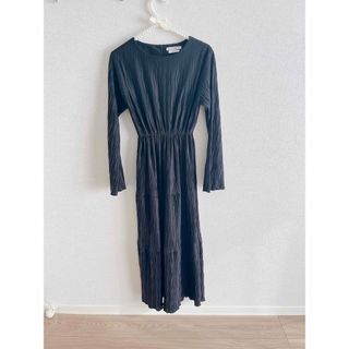 ランデブー(RANDEBOO)の【美品】RANDEBOO Natural sleeve dress(ロングワンピース/マキシワンピース)