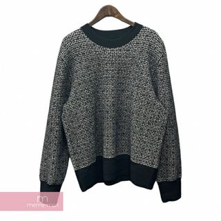 ジバンシィ(GIVENCHY)のGIVENCHY 4G Allover Crewneck Sweater BM90H84Y9F ジバンシィ 4Gオールオーバークルーネックセーター ニット 総柄ロゴ ブラック サイズXL 【231229】【中古-A】【me04】(ニット/セーター)