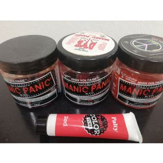 マニックパニック(MANIC PANIC)のマニックパニック赤系3個セット★おまけ付きVAMPIRERED(カラーリング剤)