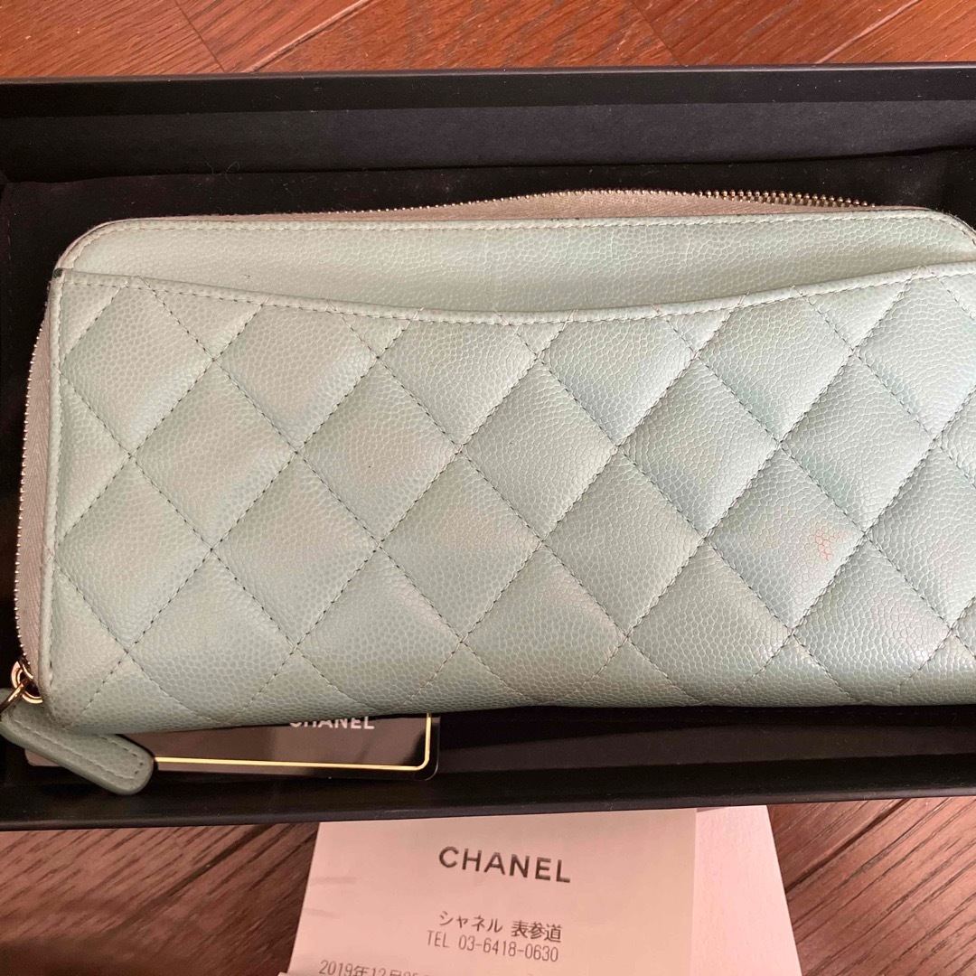 CHANEL(シャネル)のCHANEL ティファニーブルーマトラッセ長財布 レディースのファッション小物(財布)の商品写真