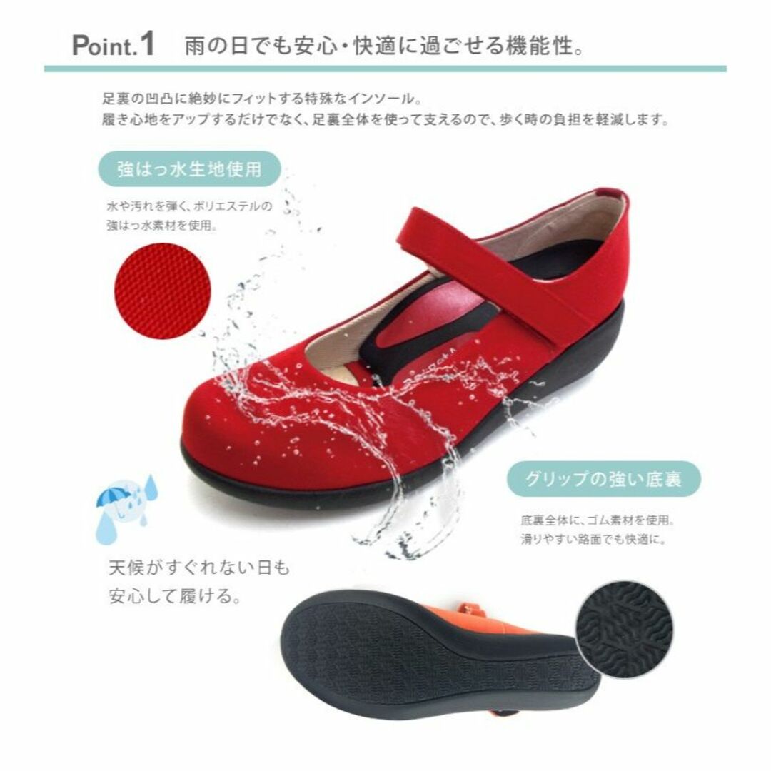 Re:getA(リゲッタ)の新品♪リゲッタ イツモ itumo 全天候型パンプス(Ｓ)/086 レディースの靴/シューズ(ハイヒール/パンプス)の商品写真