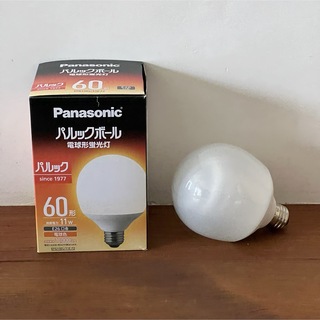 パナソニック(Panasonic)のパナソニック　パルックボール電球型蛍光灯60形　E26口金電球色(その他)