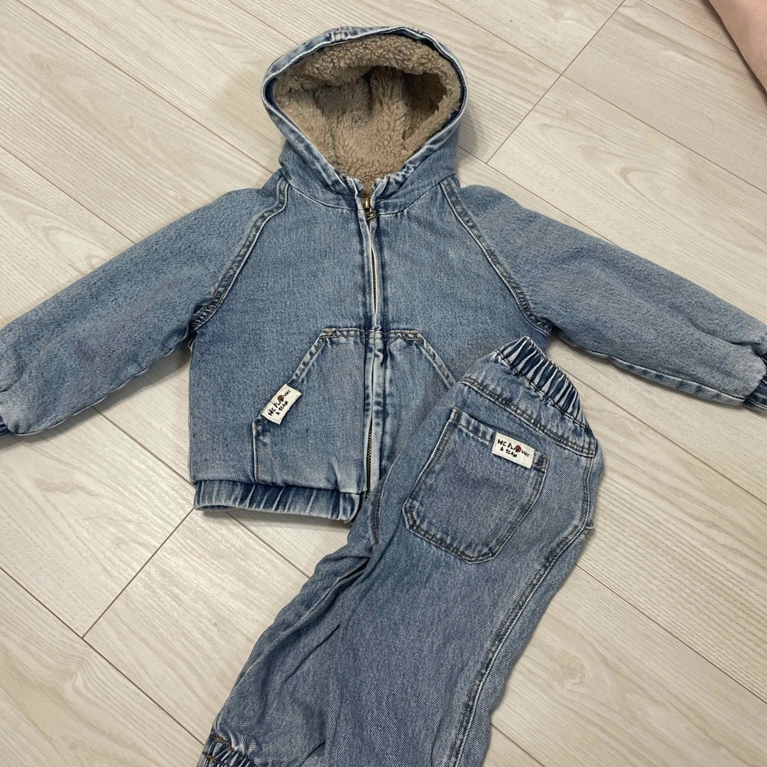 ZARA(ザラ)のZARA セットアップ　ジーンズ キッズ/ベビー/マタニティのキッズ服男の子用(90cm~)(ジャケット/上着)の商品写真