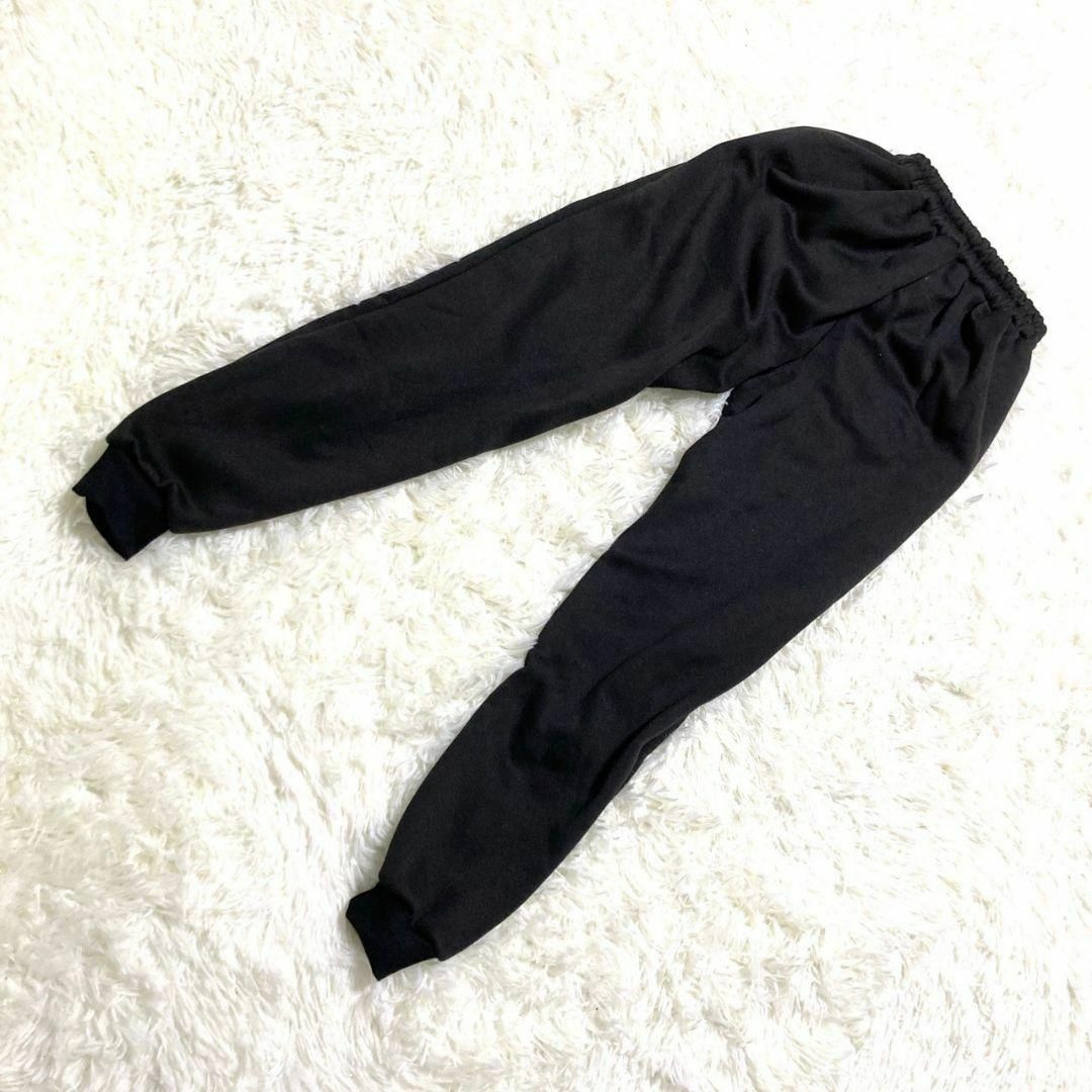 セットアップ　長袖　重ね着風　黒 M スウェット　ルームウェア　パジャマ　お洒落 レディースのルームウェア/パジャマ(ルームウェア)の商品写真