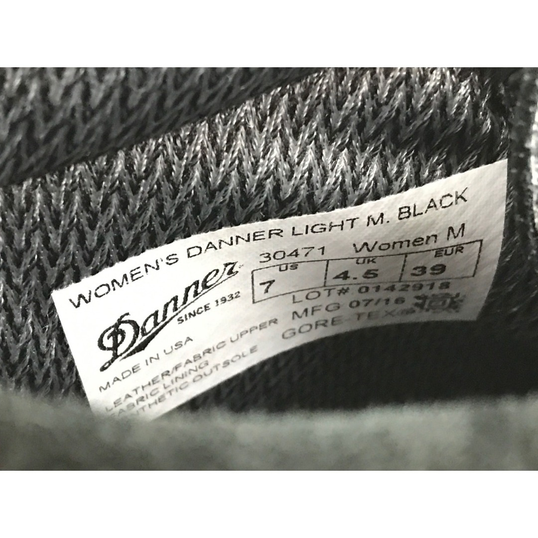 Danner(ダナー)の▼▼Danner ダナー ブーツ SIZE 24.5cm 30471 ブラック レディースの靴/シューズ(ブーツ)の商品写真