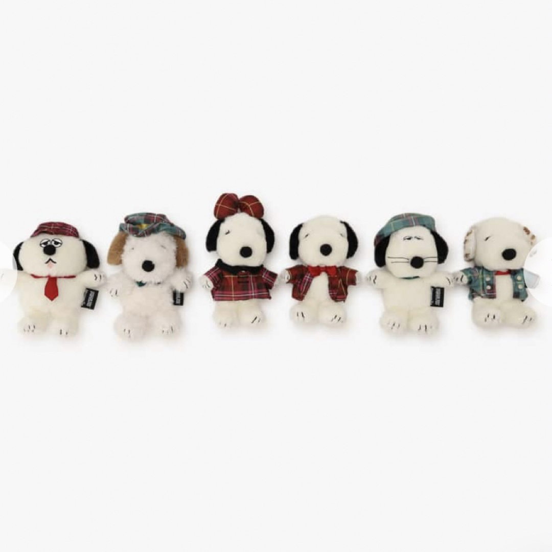 PEANUTS - アフタヌーンティー 限定 ぬいぐるみ6体セット PEANUTS - アフタヌーンティー 限定 ぬいぐるみ6体セット