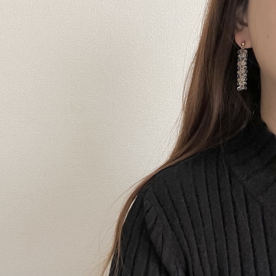 sea grapes pierce / earring (e0425) ハンドメイドのアクセサリー(ピアス)の商品写真