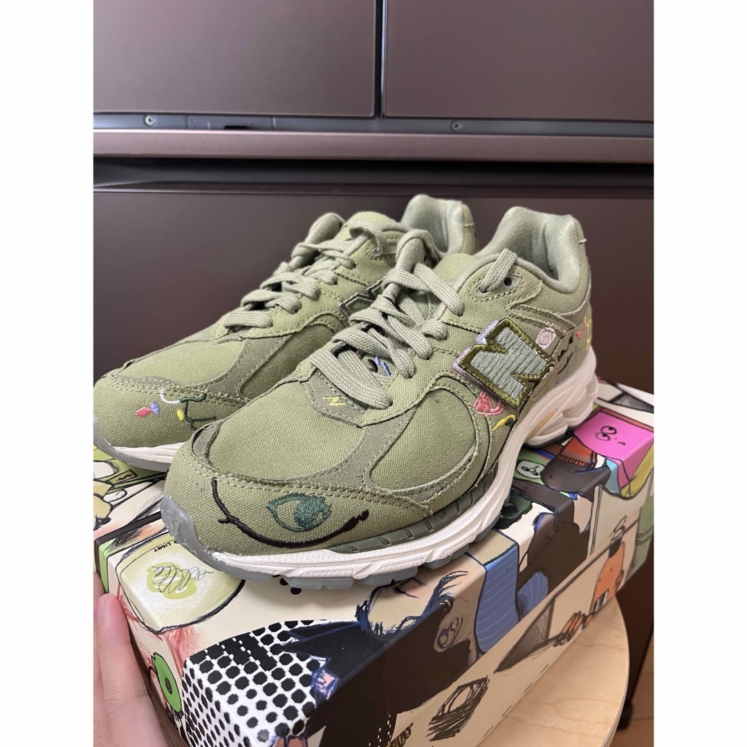 New Balance(ニューバランス)のNew Balance M2002RAG "Green" 26.5cm メンズの靴/シューズ(スニーカー)の商品写真