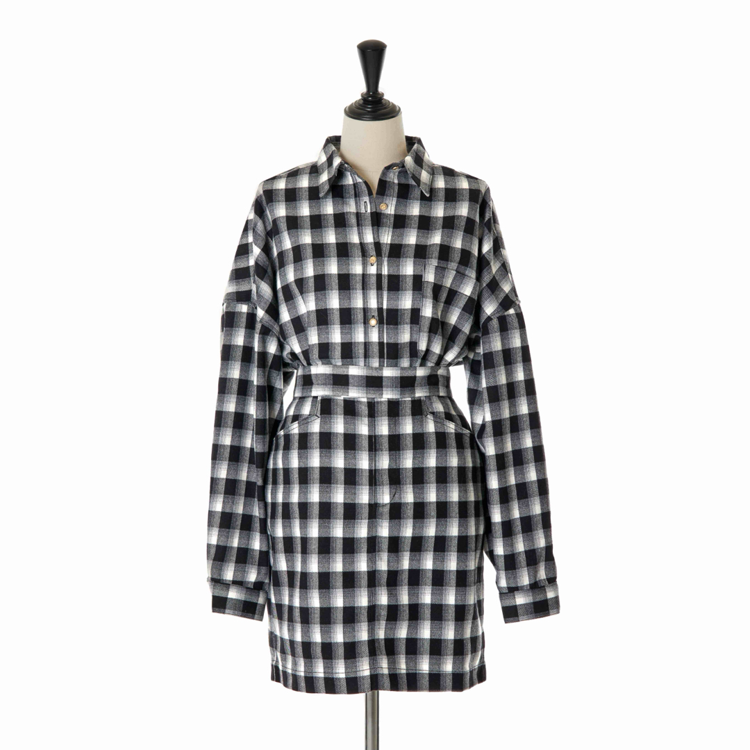 Her lip to(ハーリップトゥ)のherlipto Oversized Check Shirt Set S レディースのレディース その他(セット/コーデ)の商品写真