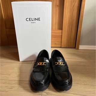 トリオンフチェーン付き CELINE マーガレット ローファー / CELINE