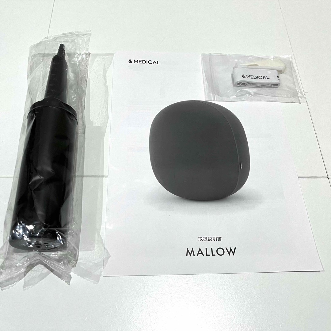 MALLOW &メディカル　オーバル型バランスボール　ネイビー スポーツ/アウトドアのトレーニング/エクササイズ(トレーニング用品)の商品写真