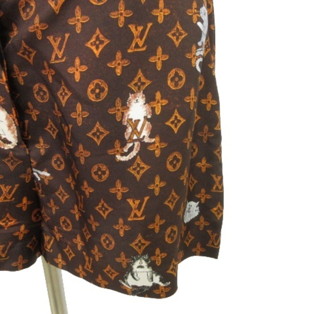 LOUIS VUITTON(ルイヴィトン)のルイヴィトン キャットグラム モノグラム ショーツ 36 茶 ■U30 レディースのパンツ(ショートパンツ)の商品写真