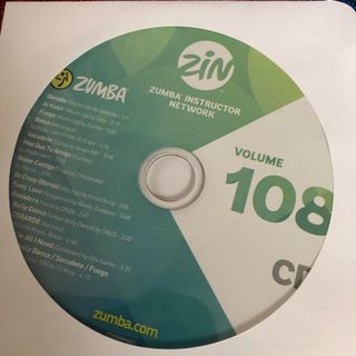 ズンバ(Zumba)のズンバCD zin108ウォーミングアップ付き(クラブ/ダンス)